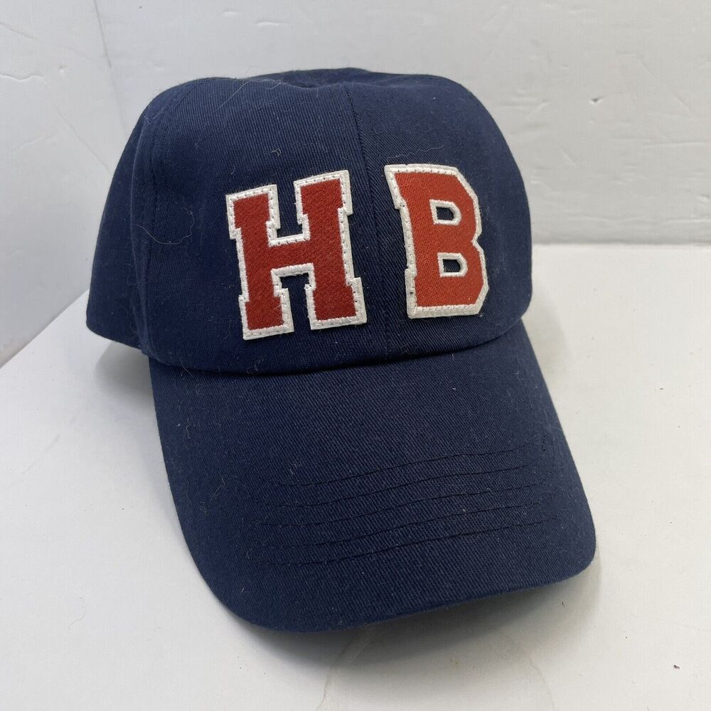 Henri Bendel Strapback Hat Cap Adjustable Navy Orange White Men’s One Size